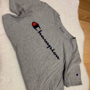 Grey champion logo shirt